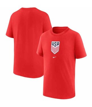 Nike Nike United States USA WC World Cup 2022 Crest Shirt - Speed Red
