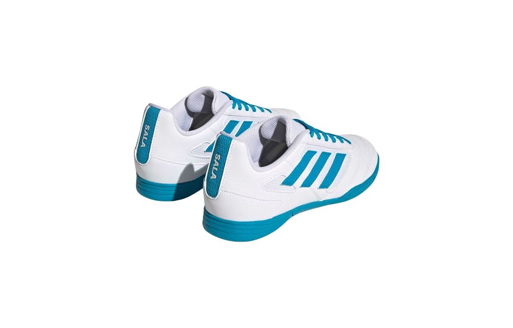 adidas Super Sala 2 Indoor Shoes - Cloud White / Bold Aqua Soccerium