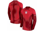 Nike USA United States WC 2022 World Cup GK Goalkeeper Jersey -Mystic Hibiscus/Team Red