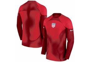 Nike USA United States WC 2022 World Cup GK Goalkeeper Jersey -Mystic Hibiscus/Team Red