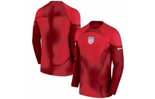Nike USA United States WC 2022 World Cup GK Goalkeeper Jersey -Mystic Hibiscus/Team Red