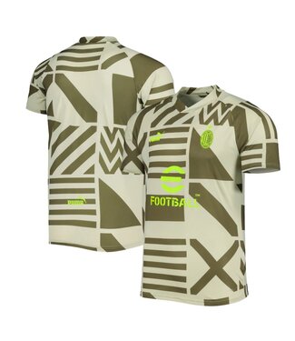 Puma Puma AC Milan 2022 / 23 Prematch Jersey - Spring Moss/Green