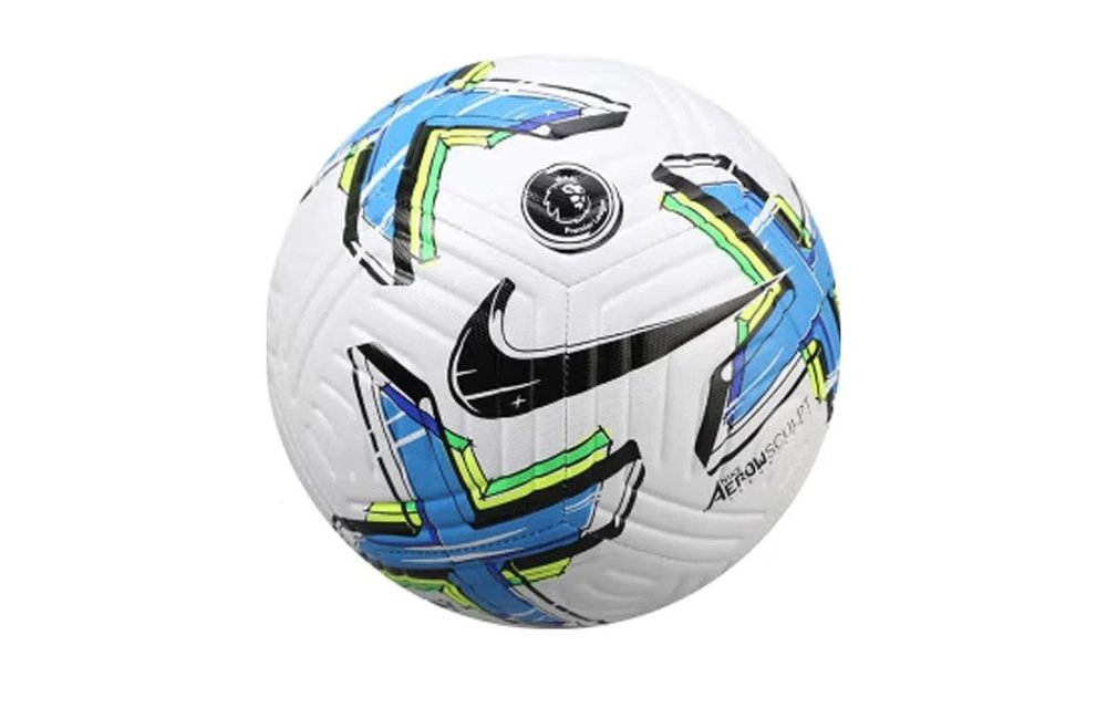 Nike 2022 -23 PL Premier League Academy Ball - White/Photo Blue/Black/Volt  - Soccerium