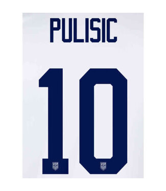 Uni-Sport Pulisic # 10 USA United States  WC 2022 Home Nameset