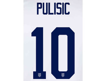 Pulisic # 10 USA United States  WC 2022 Home Nameset