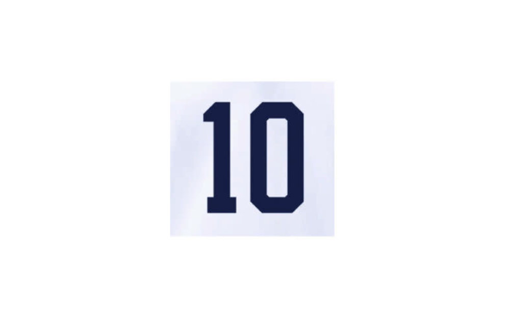 Pulisic # 10 USA United States WC 2022 Home Nameset