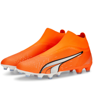 Puma Puma Ultra Match + LL Laceless FG/AG - Orange/White/Blue Glimmer
