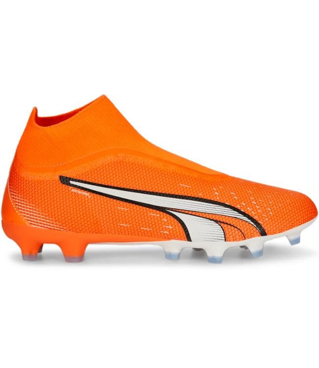 Puma Puma Ultra Match + LL Laceless FG/AG - Orange/White/Blue Glimmer