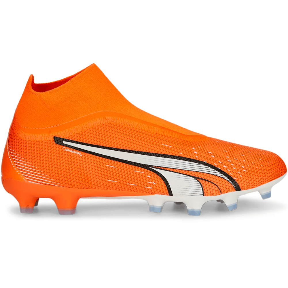 Puma Ultra Match + LL Laceless FG/AG - Orange/White/Blue Glimmer