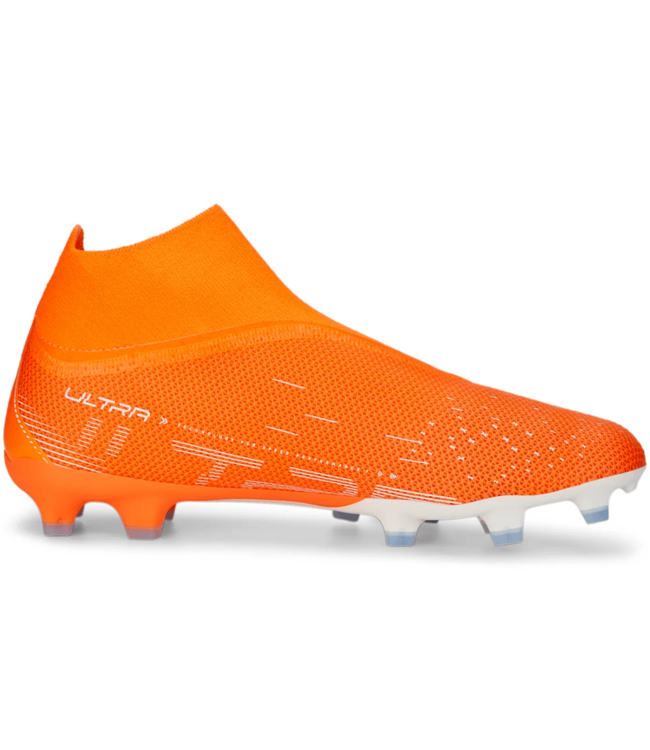 Puma Puma Ultra Match + LL Laceless FG/AG - Orange/White/Blue Glimmer