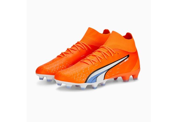 Puma Ultra Pro FG/AG - Orange/White/Blue Glimmer