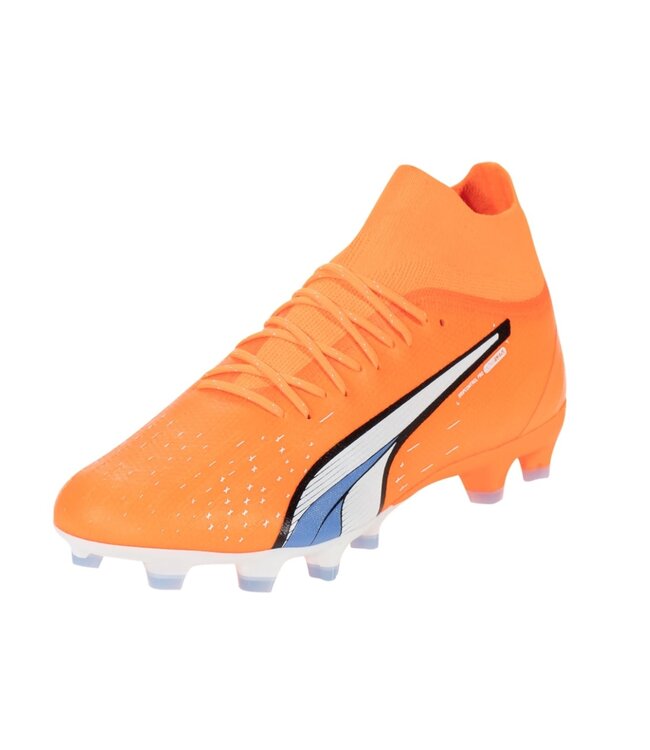 Puma Puma Ultra Pro FG/AG - Orange/White/Blue Glimmer