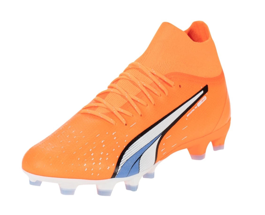 Puma Ultra Pro FG/AG - Orange/White/Blue Glimmer