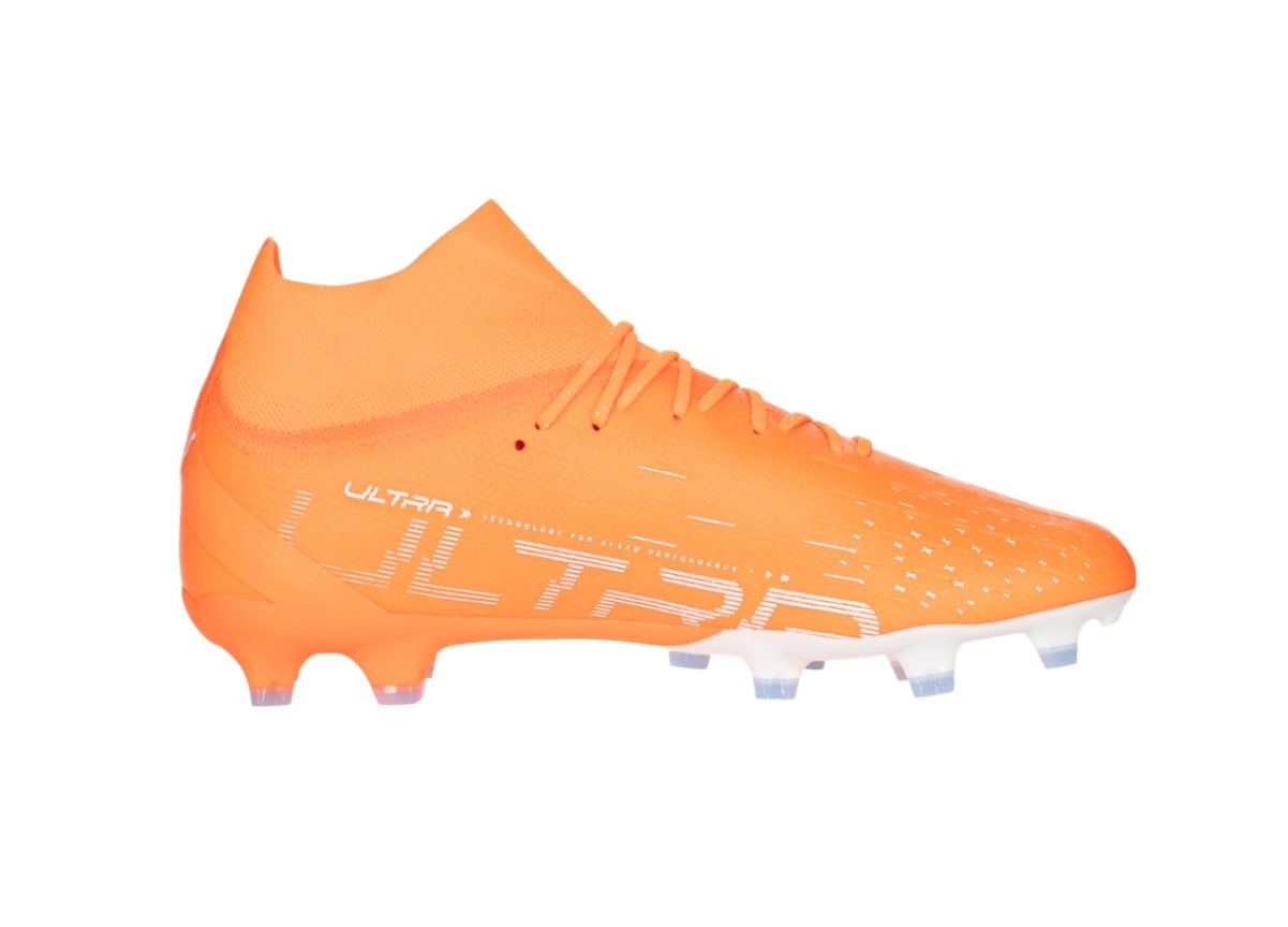 Puma Ultra Pro FG/AG - Orange/White/Blue Glimmer