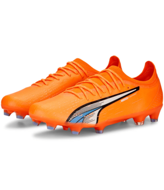 Puma Puma Ultra Ultimate  FG/AG - Orange/White/Blue Glimmer