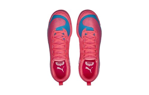 Puma Ibero III Indoor Futsal Shoes -Sunset/White/Blue