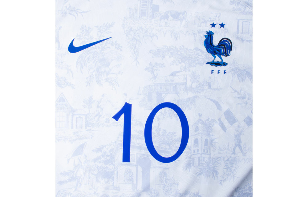 Mbappe #10 France World Cup 2022 Away Nameset