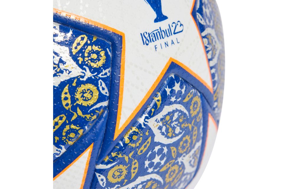 adidas UCL Champions League 2022-23 Istanbul Finale PRO Ball - White/Royal/Orange