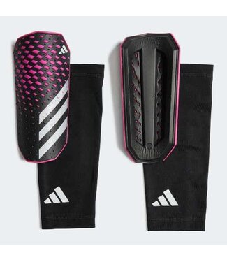 adidas adidas Predator 23 League Shin Guards - Black/White/Shock Pink