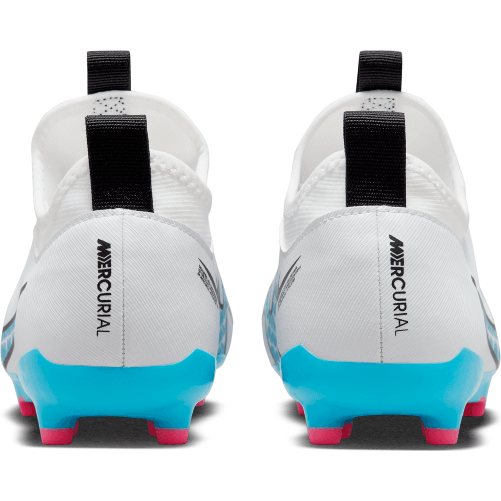 NIKE MERCURIAL VAPOR 15 CLUB FG/MG JR (WHITE/SKY)