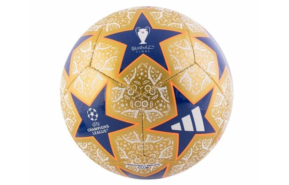 adidas UCL Champions League 2022-23 Istanbul Club Ball Orange/Royal Blue - Soccerium