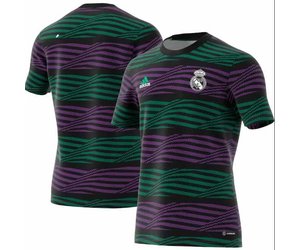 ADIDAS REAL MADRID 22/23 PREMATCH JERSEY (GREEN/PURPLE)