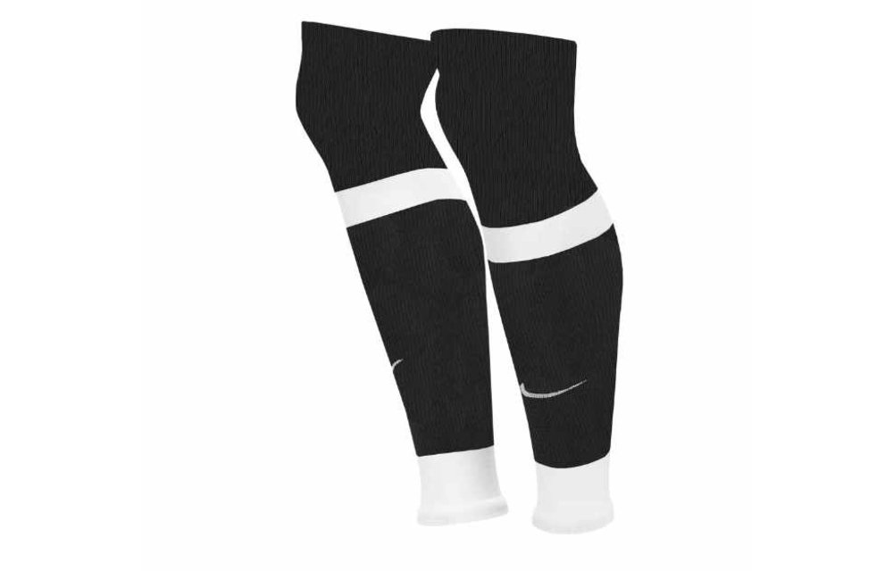 Black & White Nike Matchfit One Pair Soccer Leg Sleeve Men's 6-8