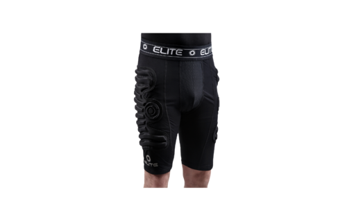 Elite Sports BaDS  Defensive Shield 7mm GK Goalkeeper Shorts - Black
