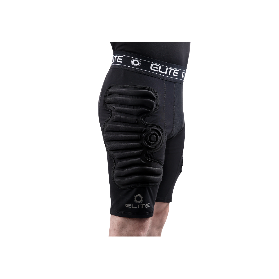 Elite Sports BaDS Defensive Shield 7mm GK Goalkeeper Shorts - Black