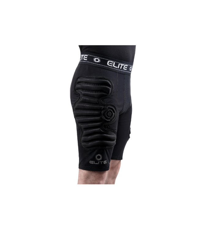 Elite Sports GK Elite Sports Youth BaDS  Defensive Shield 7mm GK Goalkeeper Shorts - Black
