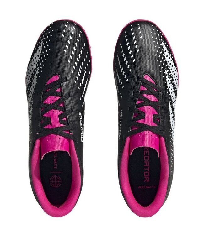 adidas adidas Predator Accuracy  .4  TF Turf   Black/White/Shock Pink
