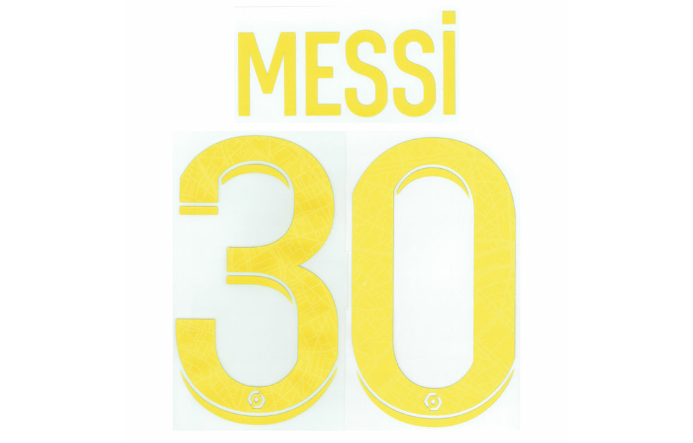 Messi #30 PSG Paris Saint German 22/23 Fourth Nameset