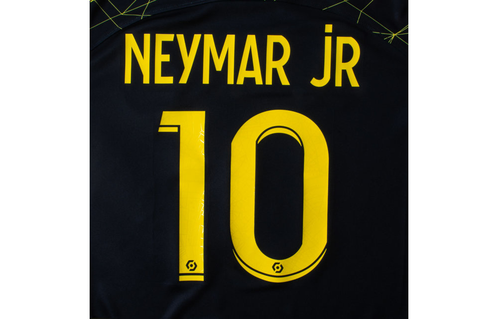 Neymar Jr 10 (Official PSG 2022/23 Fourth Ligue 1 Name and