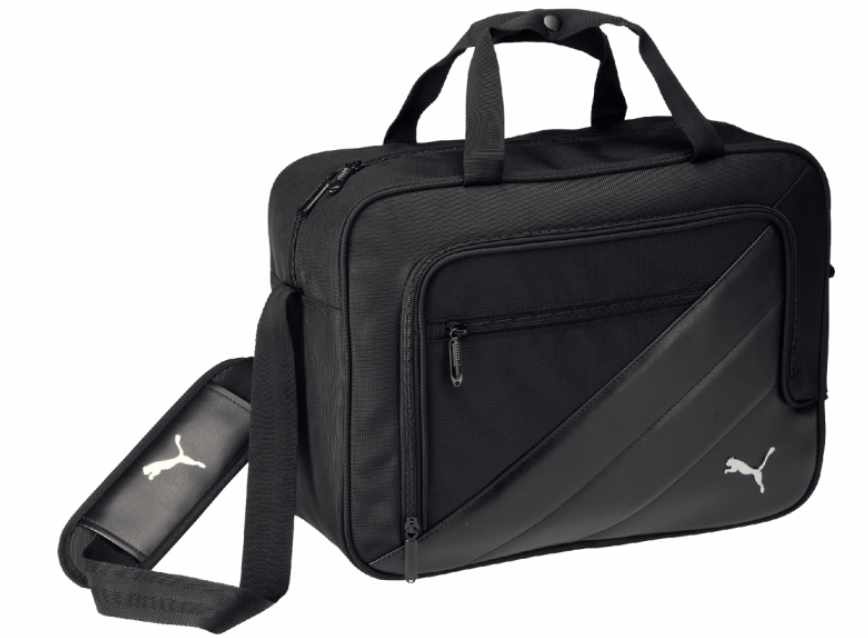 Puma Team Soccer Messenger Bag - Black