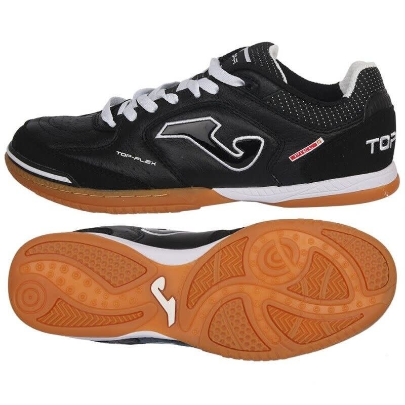 Joma Top Flex 2121 Indoor/Futsal Soccer Shoes - Black/White