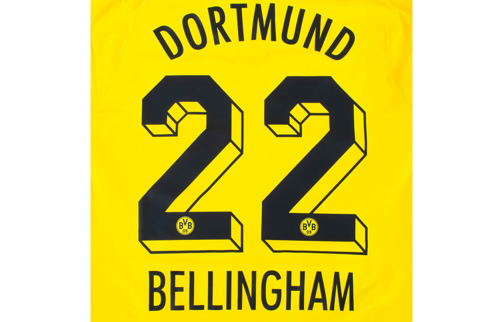 Bellingham # 22 BVB Borussia Dortmund 21/22 Home Nameset