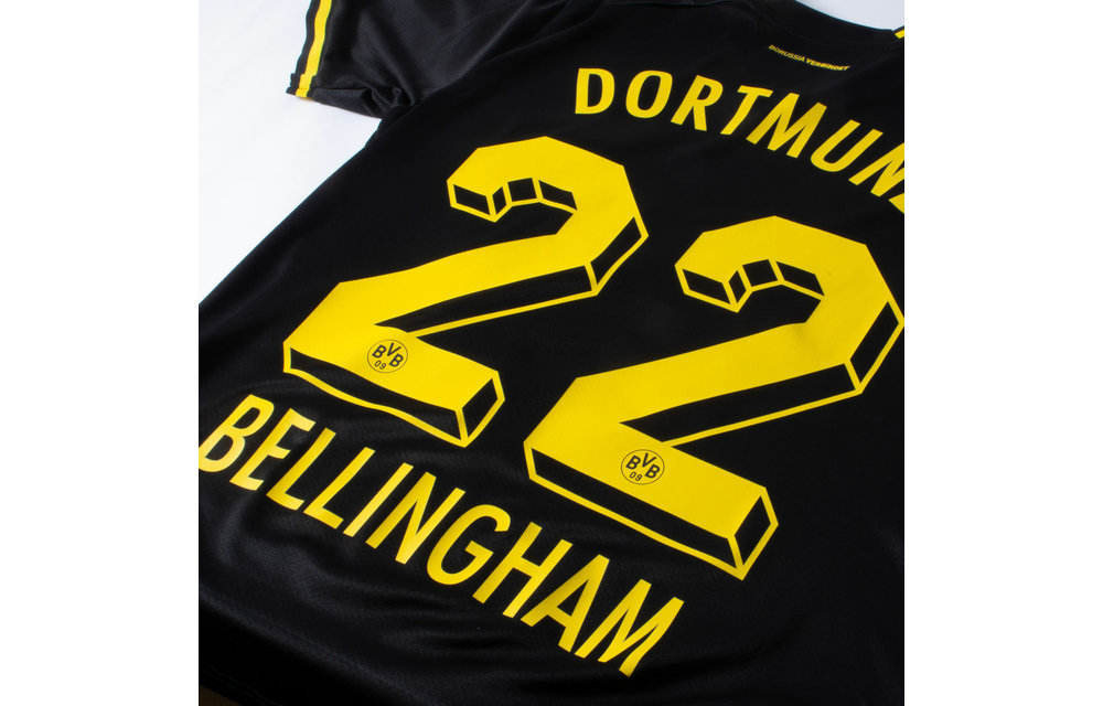 Bellingham # 22 BVB Borussia Dortmund 21/22 Away Nameset
