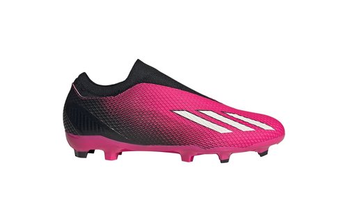 adidas X Speedportal .3 Laceless LL FG - Shock Pink/Zero Metallic/Black