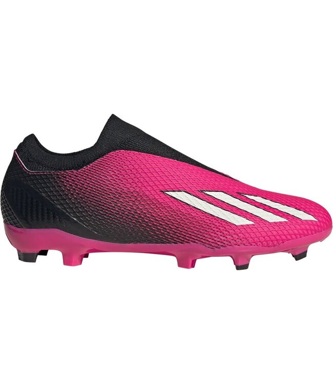 adidas adidas X Speedportal .3 Laceless LL FG - Shock Pink/Zero Metallic/Black
