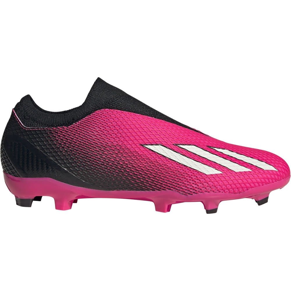 adidas X Speedportal .3 Laceless LL FG - Shock Pink/Zero Metallic/Black