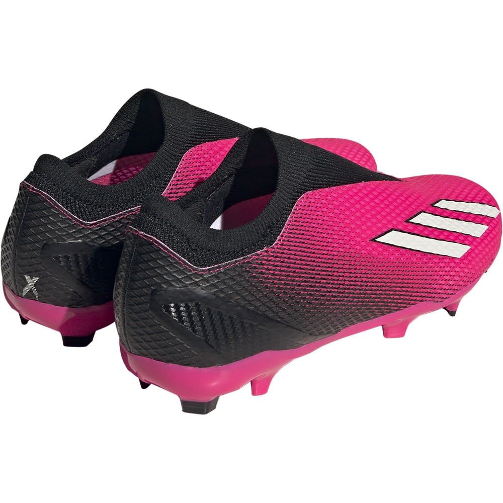 adidas X Speedportal .3 Laceless LL FG - Shock Pink/Zero Metallic/Black