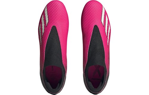 adidas X Speedportal .3 Laceless LL FG - Shock Pink/Zero Metallic/Black