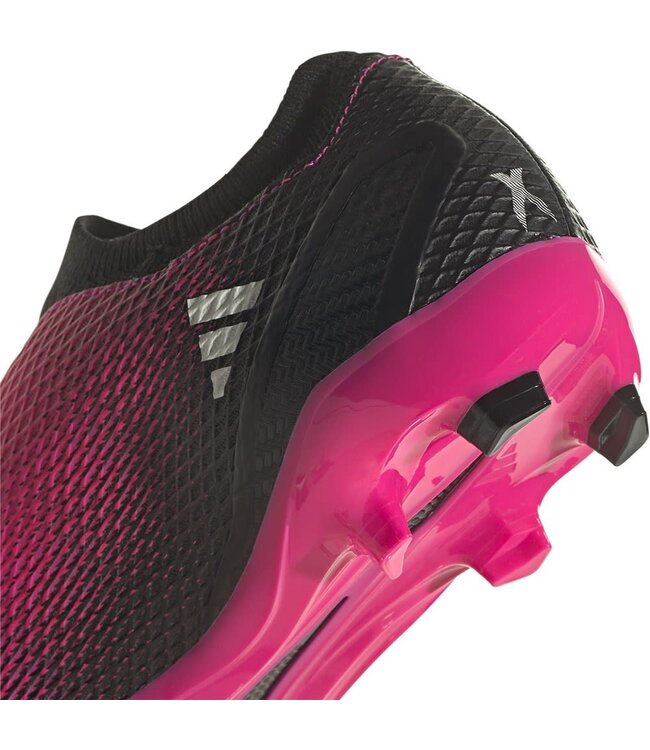 adidas adidas X Speedportal .3 Laceless LL FG - Shock Pink/Zero Metallic/Black