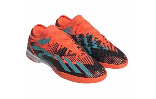 adidas X Speedportal Messi  .3 IN Indoor Shoes - Solar Orange/Mint Rush/Black