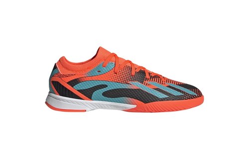 adidas X Speedportal Messi  .3 IN Indoor Shoes - Solar Orange/Mint Rush/Black