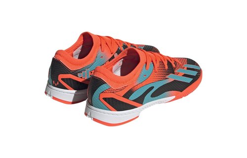 adidas X Speedportal Messi  .3 IN Indoor Shoes - Solar Orange/Mint Rush/Black