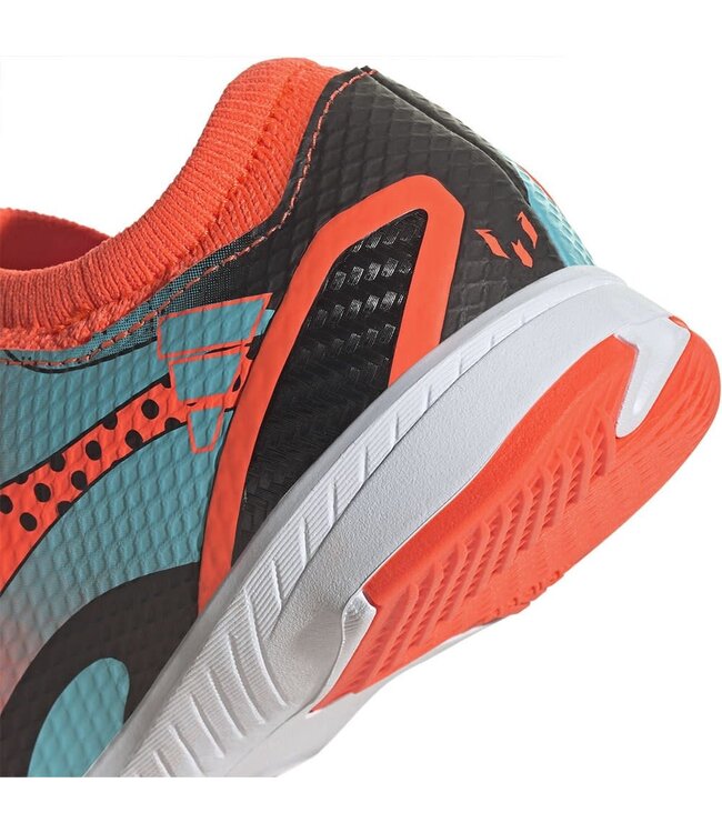 adidas adidas X Speedportal Messi  .3 IN Indoor Shoes - Solar Orange/Mint Rush/Black