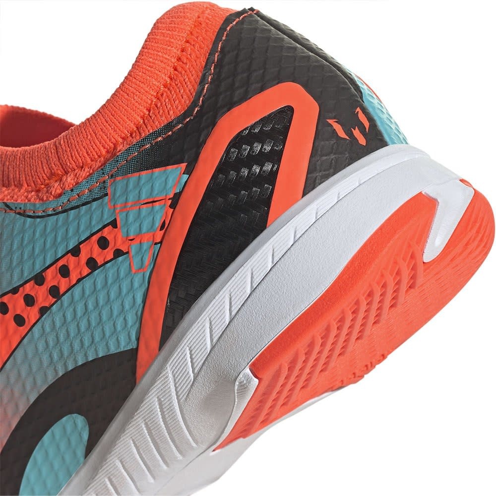 adidas X Speedportal Messi .3 IN Indoor Shoes - Solar Orange/Mint Rush/Black