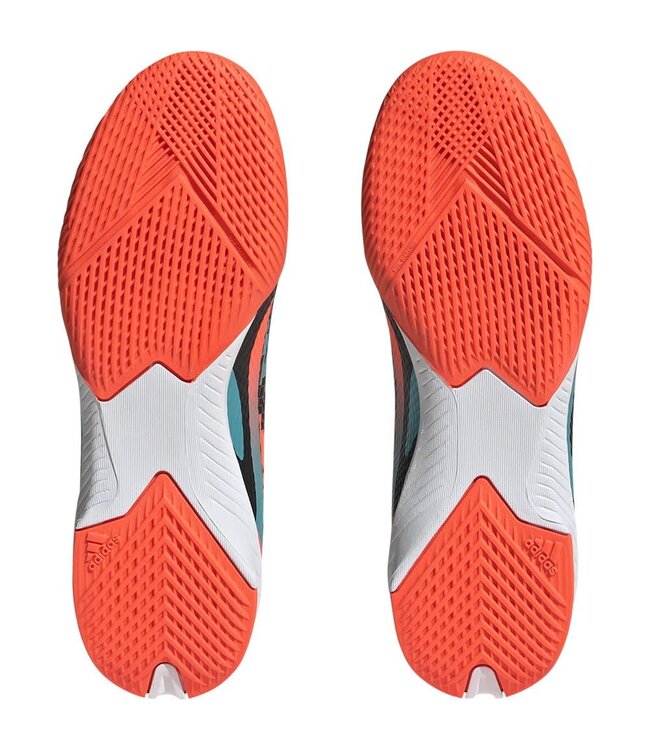 adidas adidas X Speedportal Messi  .3 IN Indoor Shoes - Solar Orange/Mint Rush/Black