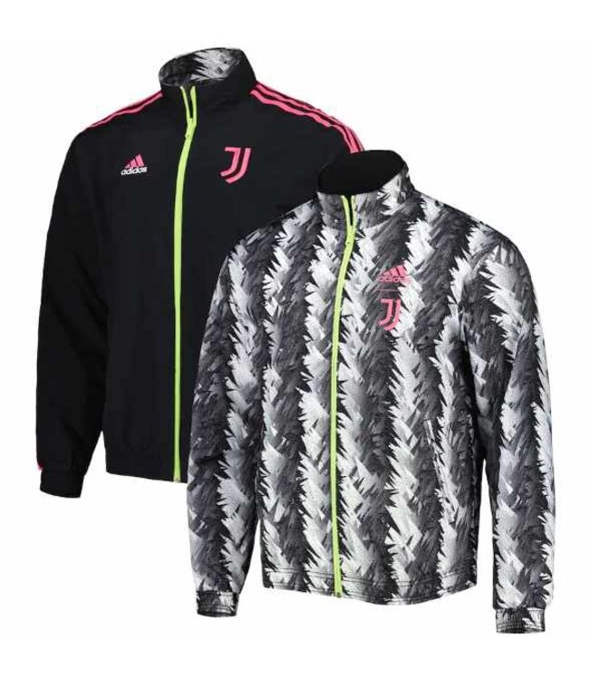 adidas adidas Juventus 2022 - 23 Reversible Anthem Jacket - Black